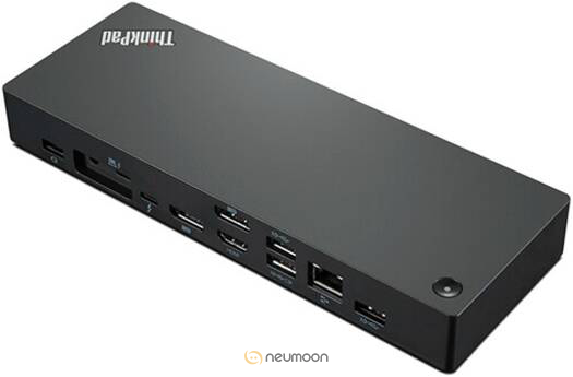 Lenovo Thunderbolt 4 docking station with 230W Charging, 8K Display Support & 40Gbps front view