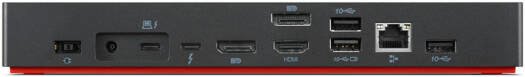 Lenovo Thunderbolt 4 docking station with 230W Charging, 8K Display Support & 40Gbps back view