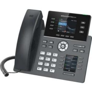 Grandstream GRP2614 Reception IP Phone with Dual LCD Screens, Wi-Fi, Bluetooth & PoE side profile