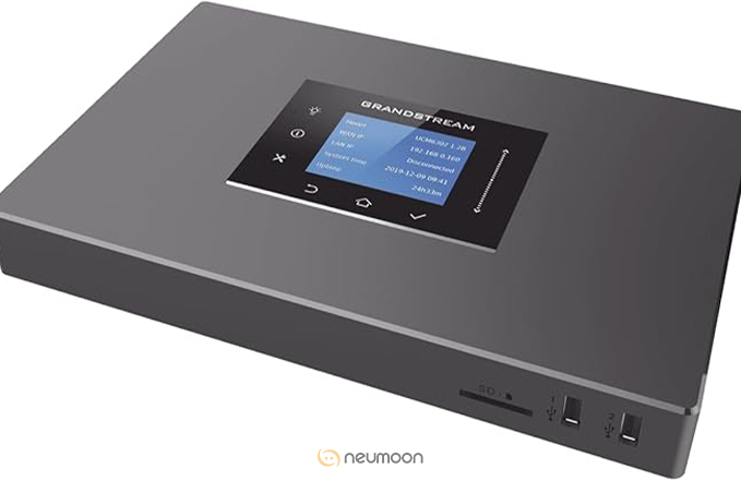 Grandstream UCM6302A IP PBX System with 2 FXO Landline Ports & 2 FXS Phone Ports