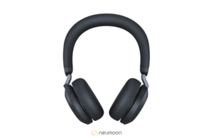 Jabra Evolve 2 75Uc Usb-a Headset Link380a Uc Stereo Stand front view