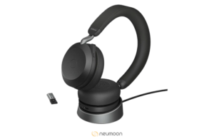 Jabra Evolve 2 75Uc Usb-a Headset Link380a Uc Stereo Stand view