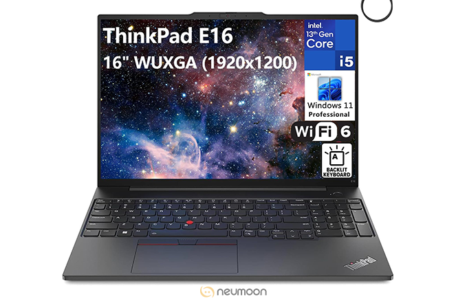 Lenovo ThinkPad E16 16″ FHD+ 13th Gen Intel 10-Core i5-1335U (Beat i7-1270P), 16GB DDR4 RAM, 1TB PCIe SSD, WiFi6, BT, Reader(Upgraded)