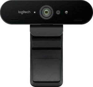 Logitech Brio 4K Ultra HD Webcam HDR, Autofocus & Noise-Canceling Mic front view