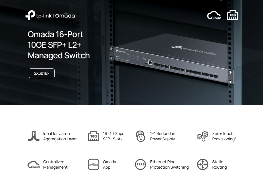 Switch TL-SX3016F Top Specification